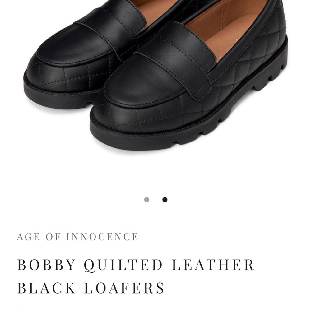 Age of Innocence White Quilted Leather Shoes